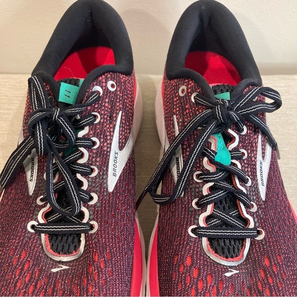 BROOKS Sz 10 Narrow 2A Ghost II DNA Cushion Neutral Lace Up Sneakers - Picture 4 of 14